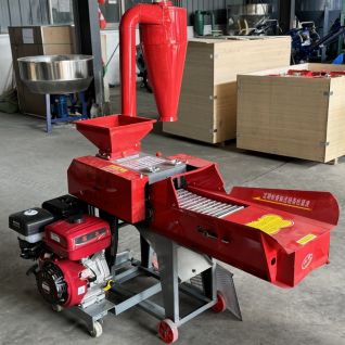 Corn Straw Stalk Shredder Machine/Grass Silage Chaff Cutter Chopper Machine for Poultry Animal Feed Processing